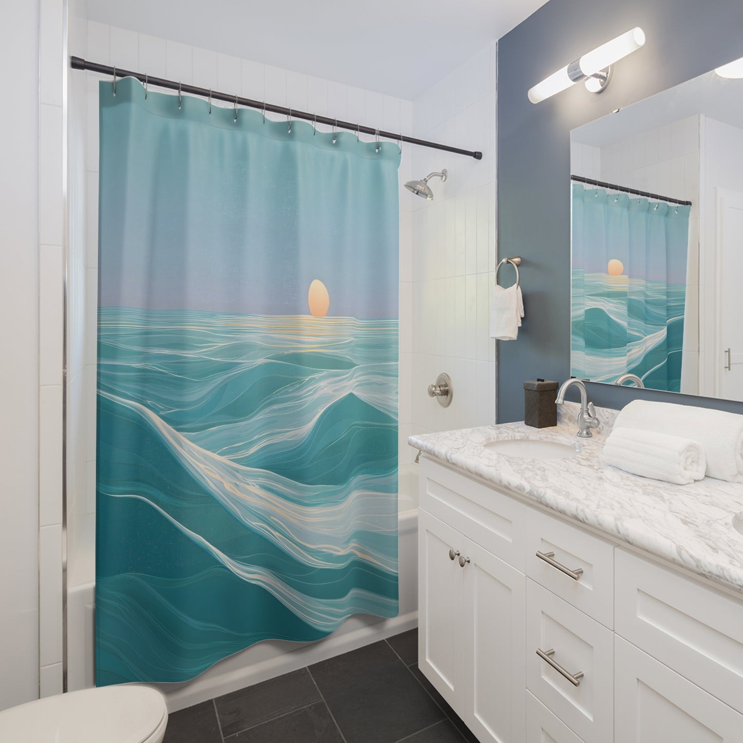Ocean Flow - Shower Curtain
