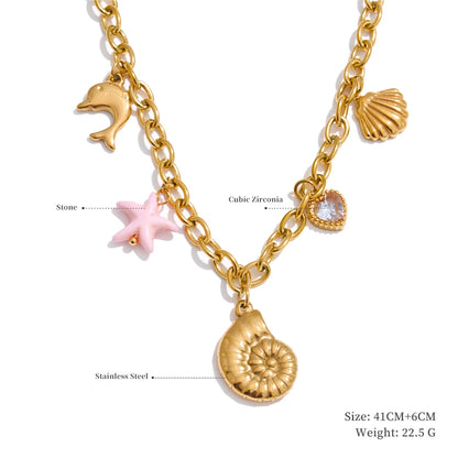 Golden Ocean Pendant [Wear the Waves, Shine Like the Sun]
