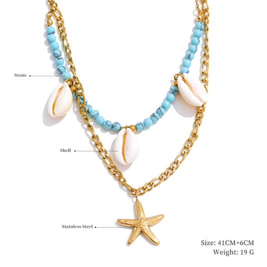 Golden Ocean Pendant [Wear the Waves, Shine Like the Sun]