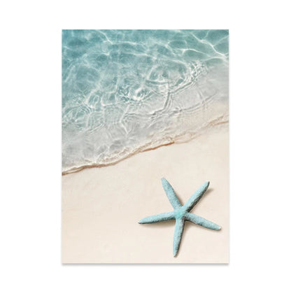Tropical Ocean Shell Canvas [Turn Any Room Into a Beach Day]