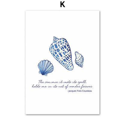 Sea Spirit Watercolor Poster [Coastal Calm for Your Soul]