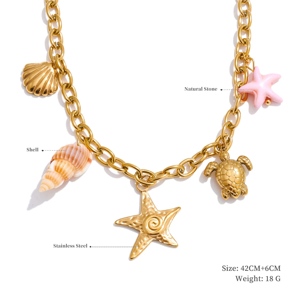 Golden Ocean Pendant [Wear the Waves, Shine Like the Sun]