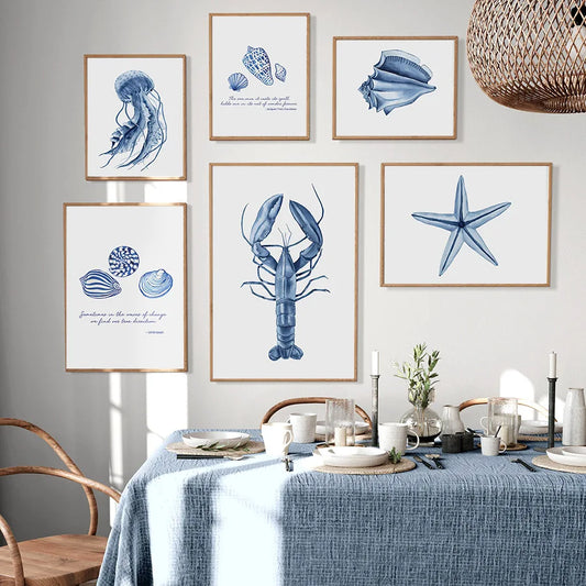 Sea Spirit Watercolor Poster [Coastal Calm for Your Soul]