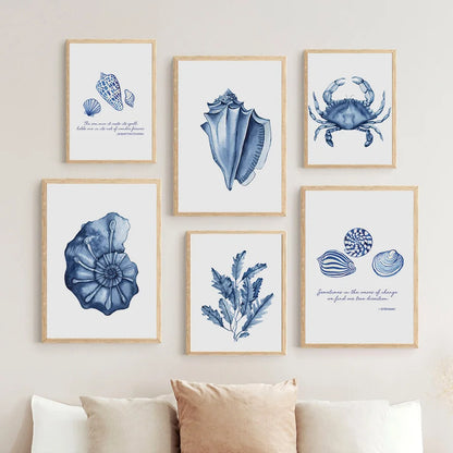 Sea Spirit Watercolor Poster [Coastal Calm for Your Soul]