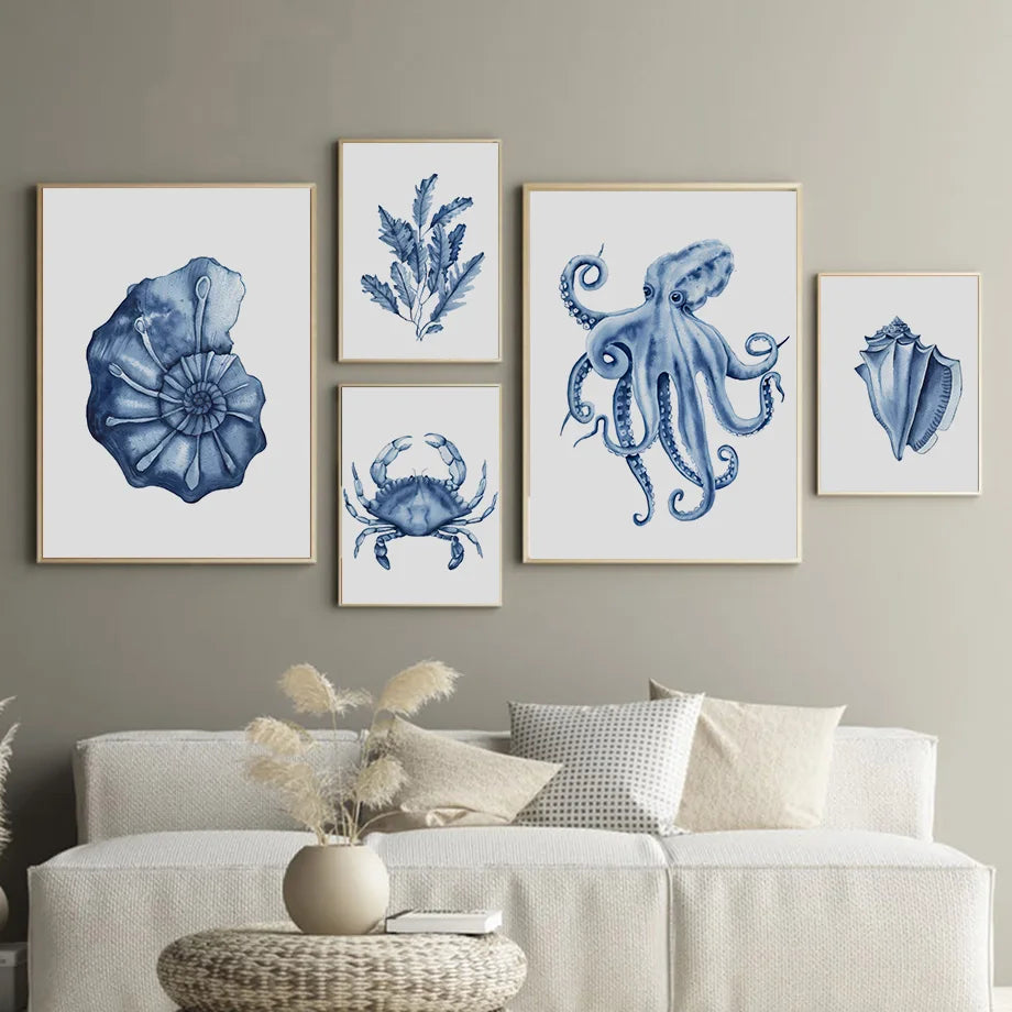 Sea Spirit Watercolor Poster [Coastal Calm for Your Soul]