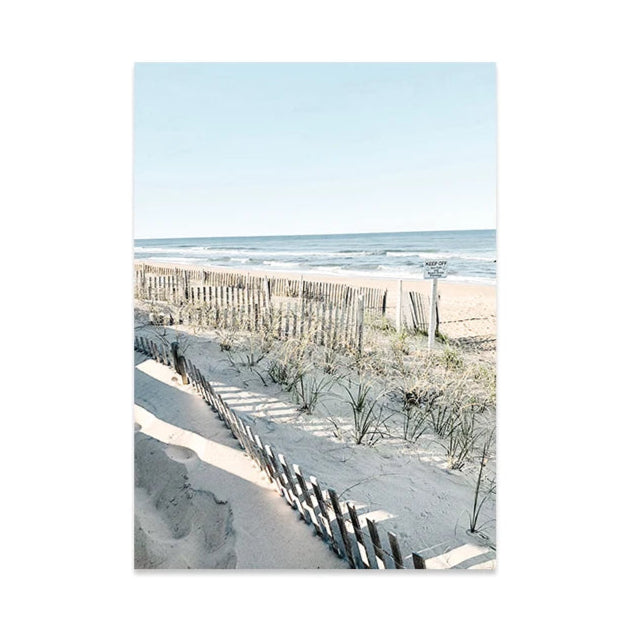 Tropical Ocean Shell Canvas [Turn Any Room Into a Beach Day]